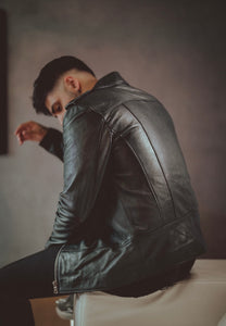 Veste en cuir BeauDeOuf 